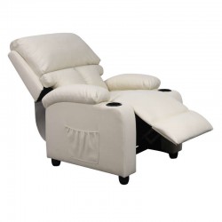 SUNDAY MASSAGE ΠΟΛΥΘΡΟΝΑ ΚΡΕΜ PU 78Χ89Χ106εκ.