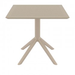 SKY TAUPE 80X80X74εκ. ΤΡΑΠΕΖΙ ΠΟΛ/ΝΙΟΥ