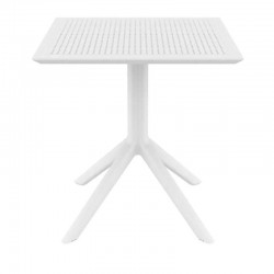 SKY WHITE 70X70X74εκ. ΤΡΑΠΕΖΙ ΠΟΛ/ΝΙΟΥ