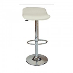 BAR3 WHITE PVC(Σ2)ΣΚΑΜΠΟ ΜΕ ΑΜΟΡΤΙΣΕΡ 38X38X85εκ.