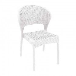DAYTONA WHITE ΚΑΡΕΚΛΑ ΠΟΛ/ΝΙΟΥ 55X61X81εκ.