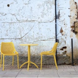 OCTOPUS Φ60Χ75εκ. YELLOW ΤΡΑΠΕΖΙ ΠΟΛ/ΝΙΟΥ