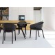 AIR ΤΡΑΠΕΖΙ 180Χ90Χ74εκ. BLACK LAMINATE 12mm