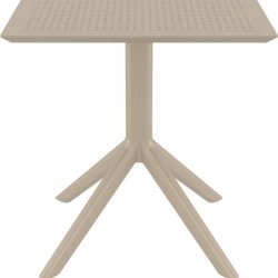 SKY TAUPE 70X70X74εκ. ΤΡΑΠΕΖΙ ΠΟΛ/ΝΙΟΥ