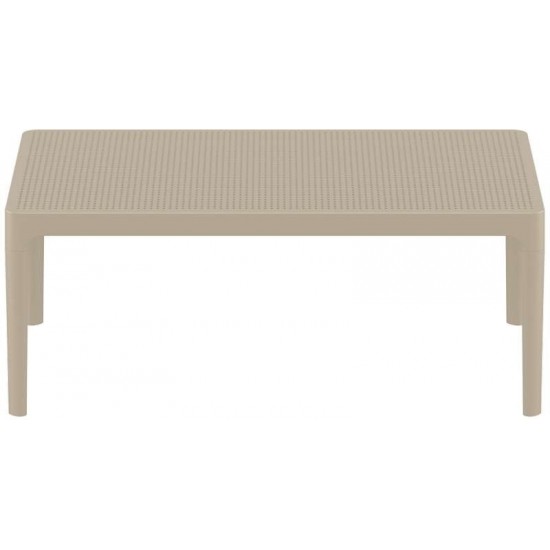 SKY TAUPE 100Χ60Χ40εκ. ΤΡΑΠΕΖΙ ΠΟΛ/ΝΙΟΥ
