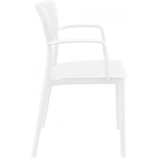 LOFT WHITE ΠΟΛΥΘΡΟΝΑ ΠΟΛ/ΝΙΟΥ 54X53X82εκ.