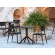 LOFT DARK GREY ΠΟΛΥΘΡΟΝΑ ΠΟΛ/ΝΙΟΥ 54X53X82εκ.
