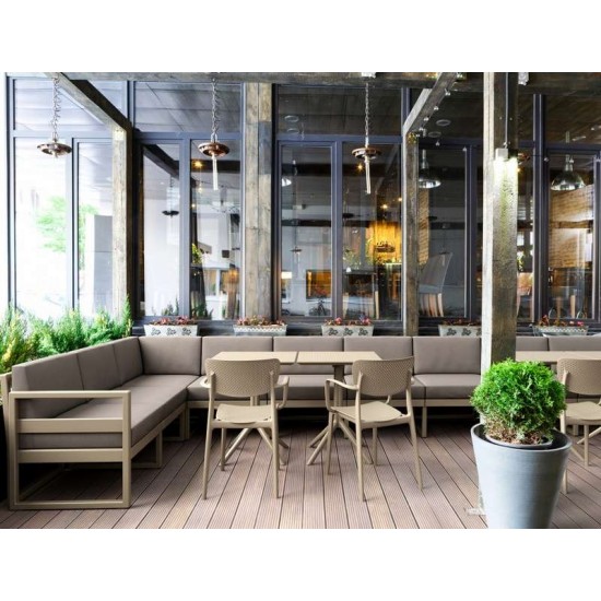 LOFT TAUPE ΠΟΛΥΘΡΟΝΑ ΠΟΛ/ΝΙΟΥ 54X53X82εκ.