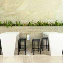FOX 65εκ.(Σ2)ΣΚΑΜΠΟ BLACK TRANSP. 36X36X65εκ.