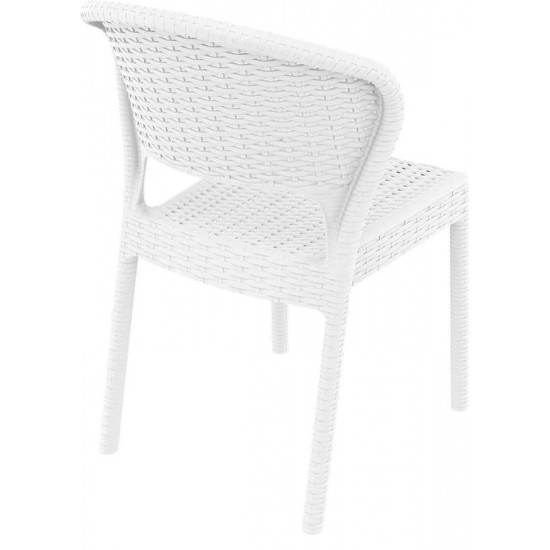 DAYTONA WHITE ΚΑΡΕΚΛΑ ΠΟΛ/ΝΙΟΥ 55X61X81εκ.