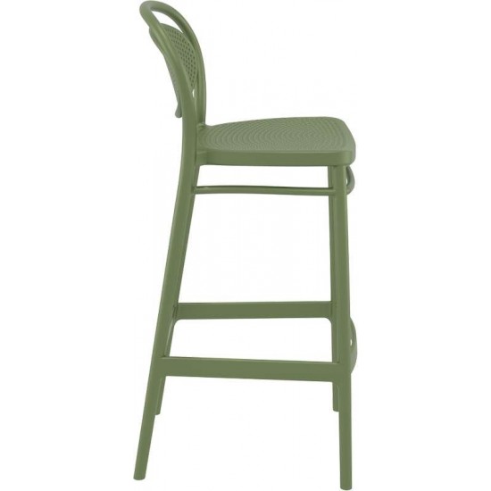 MARCEL 75εκ. ΣΚΑΜΠΟ OLIVE GREEN ΠΟΛ/ΝΙΟΥ 45Χ52Χ106εκ.