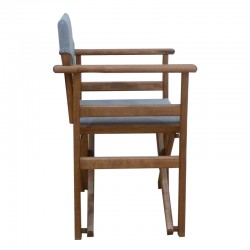 TORINO ΚΑΡΥΔΙ ΣΚΗΝΟΘΕΤΗ ΜΕ ΓΚΡΙ ΥΦΑΣΜΑ 59.5X53X45.5-86.5εκ.