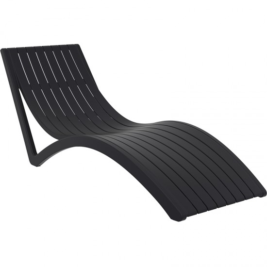 SLIM ΞΑΠΛΩΣΤΡΑ BLACK ΠΟΛ/ΝΙΟΥ 180X72X70εκ.