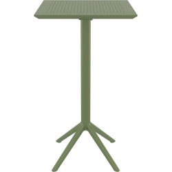 SKY OLIVE GREEN BAR 60Χ60Χ108εκ.ΠΤΥΣ/ΝΟ ΤΡΑΠ. ΠΟΛ/ΝΙΟΥ