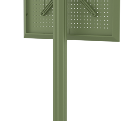 SKY OLIVE GREEN BAR 60Χ60Χ108εκ.ΠΤΥΣ/ΝΟ ΤΡΑΠ. ΠΟΛ/ΝΙΟΥ