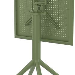 SKY OLIVE GREEN 60Χ60X74εκ. ΤΡΑΠΕΖΙ ΠΤΥΣ/ΝΟ ΠΟΛ/ΝΙΟΥ