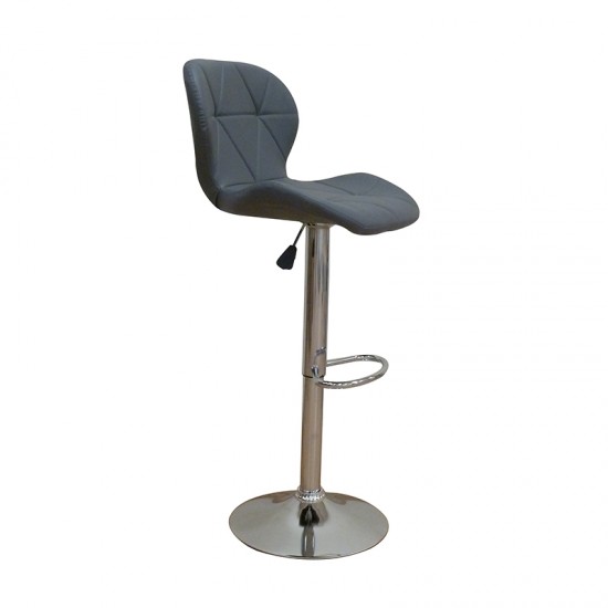 BAR91 GREY PU(Σ2)ΣKAMΠO ΜΕ ΑΜΟΡΤΙΣΕΡ 48X49X109εκ.