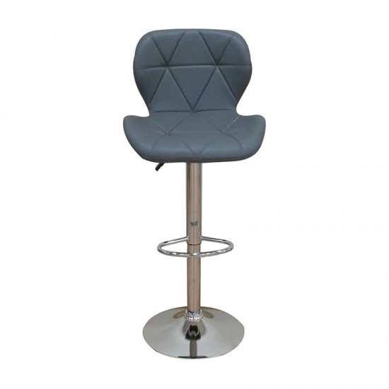 BAR91 GREY PU(Σ2)ΣKAMΠO ΜΕ ΑΜΟΡΤΙΣΕΡ 48X49X109εκ.