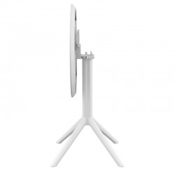 SKY WHITE Φ60X74εκ. ΤΡΑΠΕΖΙ ΠΤΥΣ/ΝΟ ΠΟΛ/ΝΙΟΥ