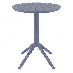 SKY DARK GREY Φ60X74εκ. ΤΡΑΠΕΖΙ ΠΤΥΣ/ΝΟ ΠΟΛ/ΝΙΟΥ