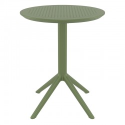 SKY OLIVE GREEN Φ60X74εκ. ΤΡΑΠΕΖΙ ΠΤΥΣ/ΝΟ ΠΟΛ/ΝΙΟΥ
