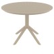 SKY TAUPE Φ105X74εκ. ΤΡΑΠΕΖΙ ΠΟΛ/ΝΙΟΥ