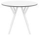 MAX ΤΡΑΠΕΖΙ Φ90Χ74εκ. WHITE LAMINATE 12mm