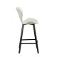 MARTIN OFF WHITE ΥΦΑΣΜΑ(Σ2)73εκ.ΣΚΑΜΠΟ ΜΕΤΑΛΛΙΚΟ 45X49X73-106εκ.