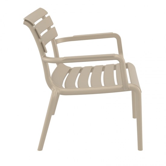 PARIS LOUNGE TAUPE ΠΟΛ/ΝΑ ΠΟΛ/ΝΙΟΥ 68X70X76εκ.