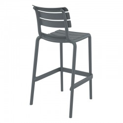 HELEN 75εκ. ΣΚΑΜΠΟ DARK GREY ΠΟΛ/ΝΙΟΥ 53X55X105εκ.