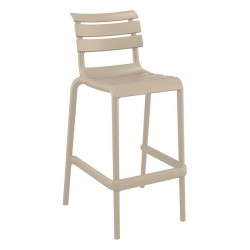 HELEN 75εκ. ΣΚΑΜΠΟ TAUPE ΠΟΛ/ΝΙΟΥ 53X55X105εκ.