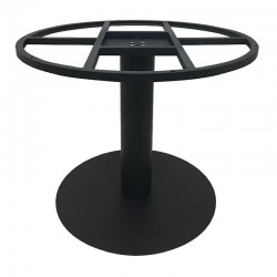 VENUS Φ72X73εκ. ΒΑΣΗ ΜΕΤΑΛΛΙΚΗ (ΑΝΩ ΣΤΕΦΑΝΙ 88εκ.) ΜΑΥΡΗ