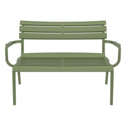PARIS ΚΑΝΑΠΕΣ OLIVE GREEN 116X70X75εκ. ΠΟΛ/ΝΙΟΥ