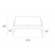 BOX DARK GREY KANAΠEΣ ΠΟΛ/ΝΙΟΥ 138Χ62Χ80εκ.