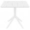 PARIS WHITE 80X80X74εκ. ΤΡΑΠΕΖΙ ΠΟΛ/ΝΙΟΥ