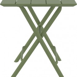 HELEN OLIVE GREEN 60Χ60X74εκ. ΤΡΑΠΕΖΙ ΠΤΥΣ/ΝΟ ΠΟΛ/ΝΙΟΥ