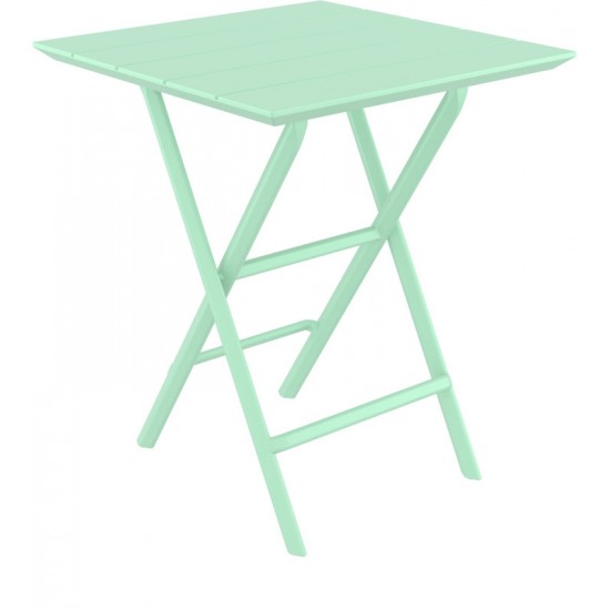 HELEN OPALINE GREEN 60Χ60X74εκ. ΤΡΑΠΕΖΙ ΠΤΥΣ/ΝΟ ΠΟΛ/ΝΙΟΥ