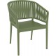PORTOFINO OLIVE GREEN ΠΟΛΥΘΡΟΝΑ ΠΟΛ/ΝΙΟΥ 58X58X80εκ.