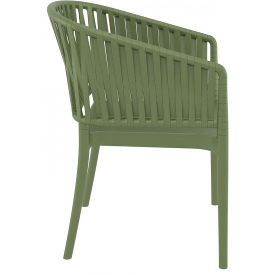 PORTOFINO OLIVE GREEN ΠΟΛΥΘΡΟΝΑ ΠΟΛ/ΝΙΟΥ 58X58X80εκ.