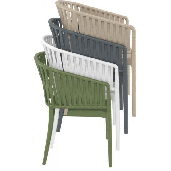 PORTOFINO OLIVE GREEN ΠΟΛΥΘΡΟΝΑ ΠΟΛ/ΝΙΟΥ 58X58X80εκ.