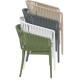 PORTOFINO OLIVE GREEN ΠΟΛΥΘΡΟΝΑ ΠΟΛ/ΝΙΟΥ 58X58X80εκ.