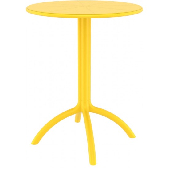 OCTOPUS Φ60Χ75εκ. YELLOW ΤΡΑΠΕΖΙ ΠΟΛ/ΝΙΟΥ