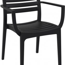 ARTEMIS BLACK ΠΟΛΥΘΡΟΝΑ ΠΟΛ/ΝΙΟΥ 58X58X83.5εκ.