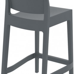MAYA 65εκ. ΣΚΑΜΠΟ DARK GREY ΠΟΛ/ΝΙΟΥ 44Χ50Χ98εκ.
