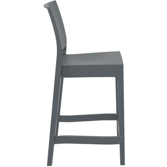 MAYA 65εκ. ΣΚΑΜΠΟ DARK GREY ΠΟΛ/ΝΙΟΥ 44Χ50Χ98εκ.