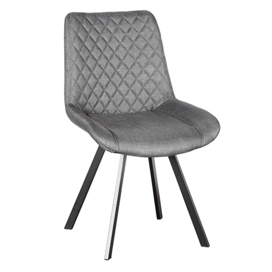 ALESIA S GREY ΥΦΑΣΜΑ ΚΑΡΕΚΛΑ ΜΕΤΑΛΛΙΚΗ 53X61X86εκ.