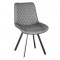 ALESIA S GREY ΥΦΑΣΜΑ ΚΑΡΕΚΛΑ ΜΕΤΑΛΛΙΚΗ 53X61X86εκ.