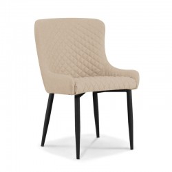 LION BEIGE ΥΦΑΣΜΑ(Σ2)ΚΑΡΕΚΛΑ ΜΕΤΑΛΛΙΚΗ 48X55X86εκ.