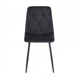 EVA BLACK VELVET ΥΦΑΣΜΑ ΚΑΡΕΚΛΑ ΜΕΤΑΛΛΙΚΗ 43X55X90εκ.