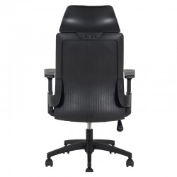 A9925 ΜΑΥΡO MESH ΠΟΛΥΘΡΟΝΑ ΓΡΑΦΕΙΟΥ 64X60X43-110/52-119εκ.